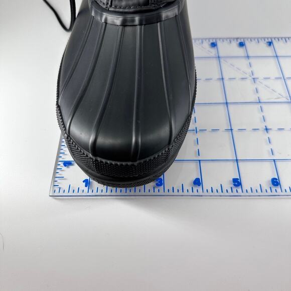 Sperry Black Quilted Duck Boots Women’s Size 9 Waterproof Winter Snow - Picture 9 of 11